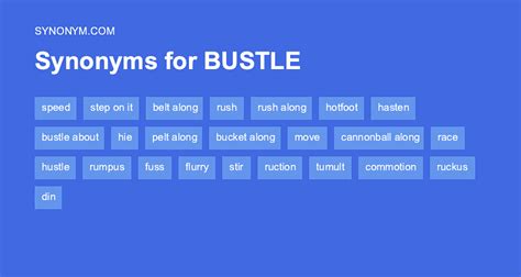 bustling synonym|BUSTLING